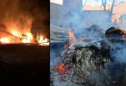Erzurum'da kereste fabrikası yangını, 5,5 saatte söndürüldü