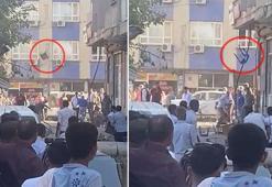 Barışmak için buluşup taşlı, sopalı, sandalyeli kavga ettiler; o anlar kamerada