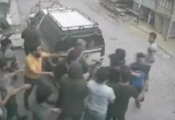 Maaşını alamadığı iş yerini 10 arkadaşıyla basan palalı saldırgan kamerada; 2 yaralı