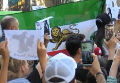 İran Başkonsolosluğu önünde 'Mahsa Amini' protestosu