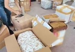 Ankara'da, 2 milyon liralık kaçak tütün ve ticari eşya operasyonu