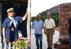 'Carettaların annesi' June Haimoff anısına yapılan anıt açıldı