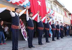 Üniversitenin yanan yemekhanesine davul ve zurnalı açılış