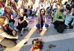 İranlı Mahsa Amini'nin ölümünü saçlarını keserek protesto ettiler