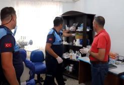 Mersin'de ruhsatsız diş kliniği mühürlenip, kapatıldı