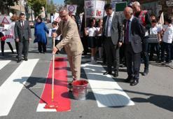 İstanbul'da trafikte yaya önceliği etkinliği