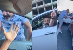 Merter'de yol verme kavgası kamerada