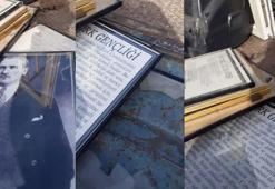 Nevşehir'de hurdaya çıkarılan Atatürk portresi ve İstiklal Marşı tablosu için soruşturma