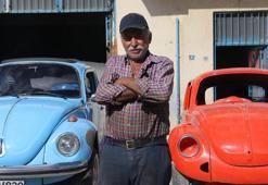 Çocukluğunun otomobili 'vosvos'a hayat veriyor