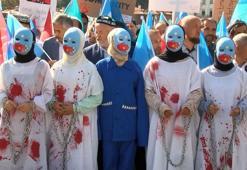 Çin Başkonsolosluğu önünde protesto