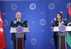 Bakan Çavuşoğlu Libya'da mevkidaşıyla ortak basın toplantısı düzenledi