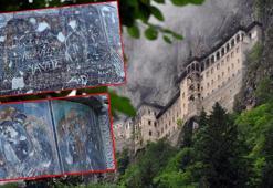 Sümela'da fresklere kazınan isimler silinecek
