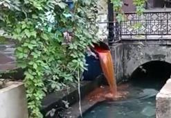 Tarihi Gümrük Hanı kanalına bulaşık suyu döktü; o anlar kamerada
