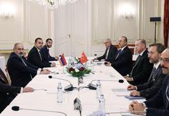 Cumhurbaşkanı Erdoğan Ermenistan Başbakanı Paşinyan’la görüştü