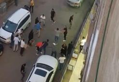 Diyarbakır'da taşlı sopalı kavga kamerada: 4 yaralı