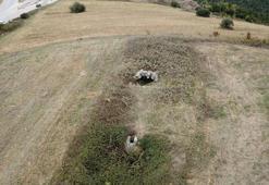 İzmit'te tümülüslerde defineci talanı