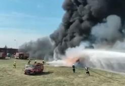 Havalimanında yangın tatbikatı yapıldı, habersiz olanlar polisi aradı