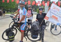 Oğlunun anısına bisikletle yaptığı Türkiye turunu tamamladı