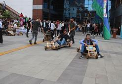 Rize'de üniversitelilere tahta arabalı, horonlu kent tanıtımı