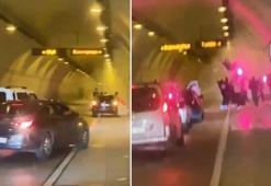 Asker eğlencesi için Kağıthane Tüneli'ni kapattılar