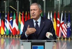 Bakan Akar, NATO Karargahı'nda gündeme ilişkin soruları yanıtladı