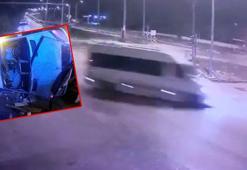 Denizlispor kafilesinin kaza anı kamerada