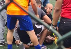 Amatör maçta kalbi durdu