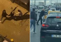 İstanbul'da yaşanan kavgalar kameralara yansıdı
