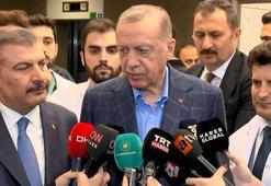 Cumhurbaşkanı Erdoğan, maden kazasında yaralananları ziyaret etti