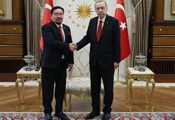 Cumhurbaşkanı Erdoğan, Moğolistan Meclis Başkanı Gombojav'la görüştü