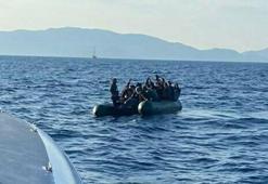 Bodrum'da Yunan unsurlarının geri ittiği 30 kaçak göçmen kurtarıldı