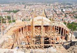 Saruhan Bey'in Bizans topraklarına yaptırdığı ilk mescit, 700 yıl sonra ayağa kaldırıldı