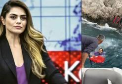 Tekneleri alabora olunca 4 arkadaşıyla ölümden dönen spiker o anları anlattı