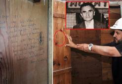 Serdengeçti'nin ahşap dolabında sürpriz yazı