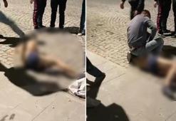 Mesaj attığı genç kızın yakınları tarafından sokakta kıyafetleri çıkartılarak darbedildi