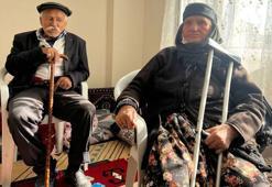 Ev sahipleri tarafından kapıda bırakılan yaşlı çift, yeni evlerine kavuştu