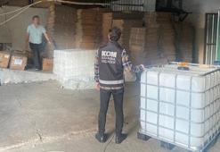 Küçükçekmece'de kaçak alkol operasyonu