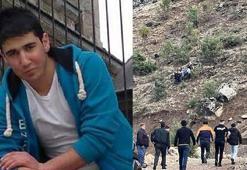 Odun keserken uçurumdan yuvarlanarak hayatını kaybetti
