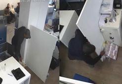 Banka hırsızları yurt dışına kaçarken yakalandı, hırsızlık anı kamerada