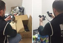 Büyükçekmece’de kaçak telefon operasyonu