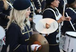 120 kilometrelik 'Cumhuriyet' yürüyüşüne bandolu karşılama