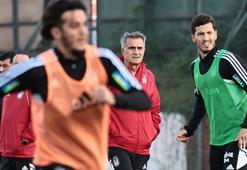 Şenol Güneş, Beşiktaş ile ilk antrenmanına çıktı