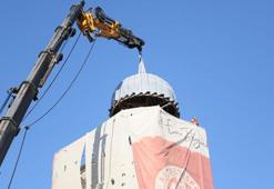 Tarihi Saat Kulesi'nin kubbesi, 90 yıl sonra yerinde