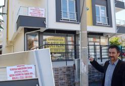 Elektrik kablosu çalan hırsıza pankartlı çağrı: Cesaretin varsa ara