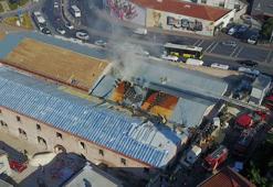 Haliç Tersanesinde yangın