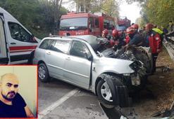 Karşı şeride geçen otomobil, halk otobüsü ile çarpıştı: 1 ölü, 5 yaralı