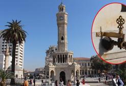 Tarihi Saat Kulesi'nin altındaki çeşmenin muslukları hırsızların hedefinde