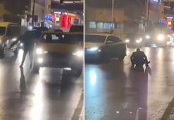 Beyoğlu'nda trafiği birbirine kattı