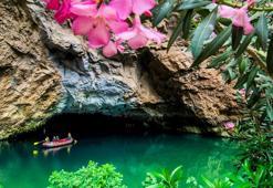 Altınbeşik Mağarası yürüyüş yolu artık daha güvenli