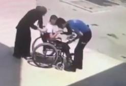 Polis memurundan kas hastası gence şefkat eli